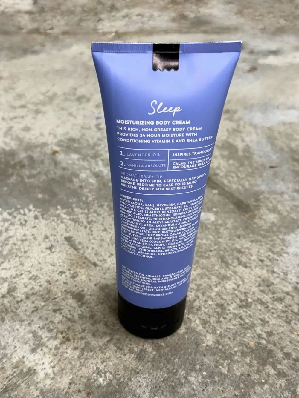 Bath & Body Works Sleep Lavender Vanilla Body Cream 8oz Discontinued